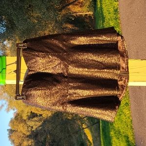 Torrid Sequin Peplum Strapless Top, Size 1